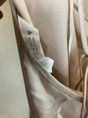 Zara Asymmetric Satin Lace Slip Dress ivory Woman’s Size xsmall thumbnail 5