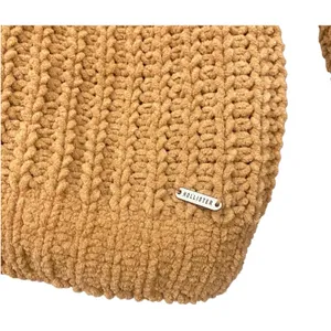 Hollister Junior‎ Open Knit Cropped Sweater Cardigan Brown Size XS 3 Buttons Y2K thumbnail 4