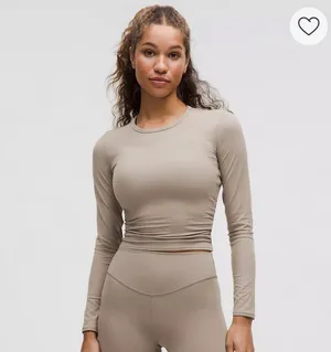 All It Takes Back-Twist Ribbed Long-Sleeve Shirt thumbnail 5