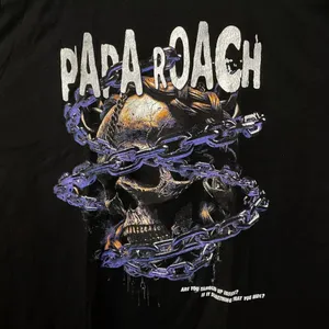 Urban Outfitters Papa Roach Rock Nu Metal Distressed Tshirt size extra large thumbnail 2