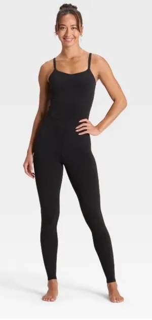 all in motion Black Slim-Strap jumpsuit thumbnail 1