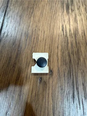 Source Unknown Croc charm White 'K' thumbnail 3