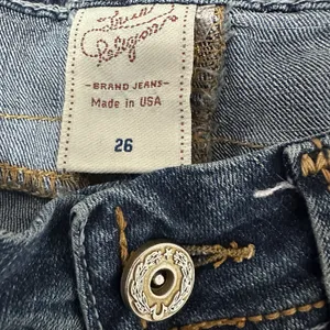 True Religion Womens Low Rise Flare Wide Jeans Made in USA Size 26‎ Flap Pockets thumbnail 7