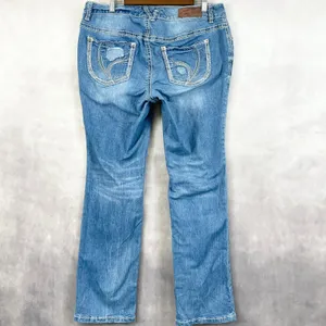 Ariya Jeans Womens Bootcut Jeans‎ Size 14 Y2K Western Cowgirl Rodeo Preppy Girly thumbnail 2