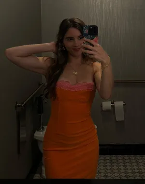 Dress Orange Size XS thumbnail 3