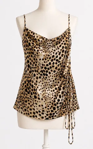 ZARA Leopard Print Top thumbnail 1