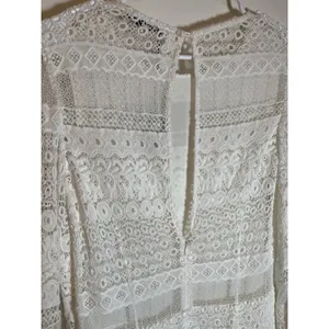 NWT Rebecca Minkoff White Lace 100% Cotton Grin Dress Sz‎ 2 Bridal Open Back thumbnail 6