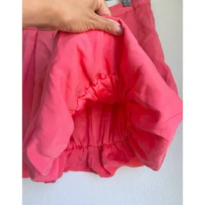 ALICE + OLIVIA Pleated Bubble Hem Coral Salmon Pink Mini Skirt Womens 8 thumbnail 5