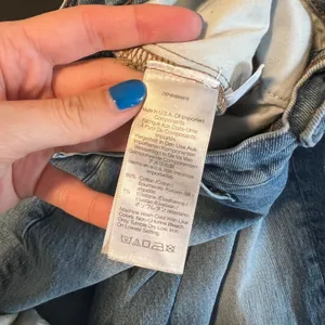 Madewell The Perfect Vintage Wide-Leg Crop Jean Blue Raw Hem Women's 29 thumbnail 8