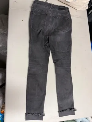 Madewell High Rise Skinny Jeans in Dark gray Button Fly Size 27 GUC thumbnail 4
