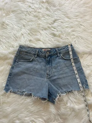Wrangler Light Blue Mid-Rise Vintage Short thumbnail 6
