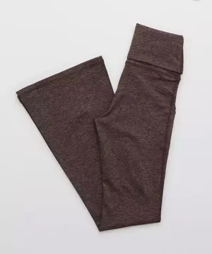 Aerie MEDIUM SHORT OFFLINE Hugger High Waisted Foldover Flare Legging thumbnail 7