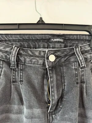 Flamingals Flare Wide Leg Jeans Black Size XL thumbnail 2