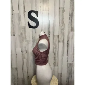 Purple crop top Purple thumbnail 2