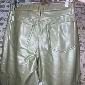 Abercrombie & Fitch | women faux leather 90’s relaxed highrise thumbnail 5
