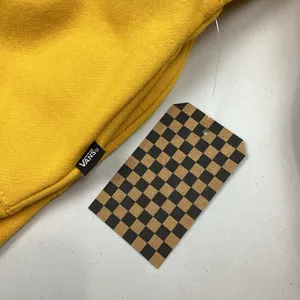 Vans Off The Wall Cropped Full Zip Hoodie Sweatshirt Mustard Yellow Size Medium NEW! thumbnail 9