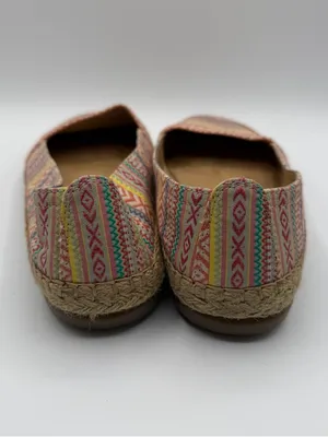 Aerosoles Stitch N Turn Multicolor Stripe Espadrille Flats Womens 10 Boho thumbnail 4