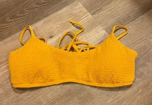 Hollister Yellow Swim Top thumbnail 1