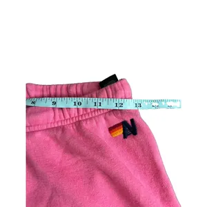 Aviator Nation Paris Pink Bolt Sweatpants Medium Preppy thumbnail 7