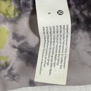 Lululemon Align Reversible Bra 6 Diamond Dye‎ Graphite Grey Bronze Green LW2DEDS thumbnail 2