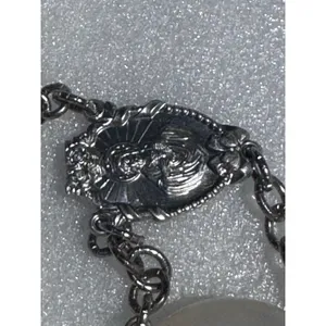 Catholic Rosary Faux Pearl Beads Silver Tone Crucifix The Last Rosary thumbnail 4