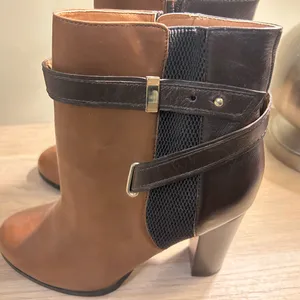 Aldo Brown and Dark Brown Ankle Boots thumbnail 1