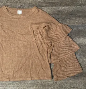 Cupio Ruffle Sleeve Sweater thumbnail 1