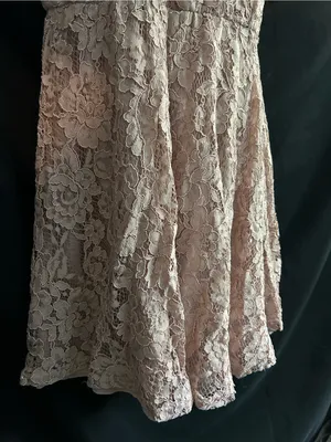 Alya Women’s Lace Halter Neck Mini Dress Rose Pink LG thumbnail 6
