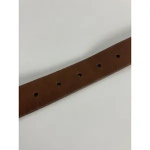 Lucky Brand Studded Leather Belt Women’s L Brown Brass Tone Buckle Boho Western thumbnail 9