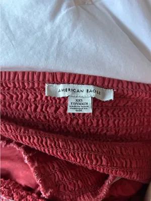 American Eagle Red Mini Dress Floral thumbnail 3
