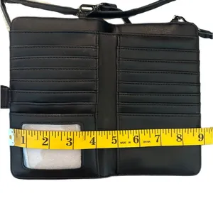 Women’s Black Crossbody Cell Phone Clutch‎ Wristlet thumbnail 10