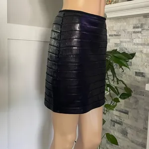 Express Sequin Mini Skirt Sz 2 thumbnail 2
