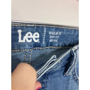 Lee Bootcut Jeans Womens 10P Blue Excellent Mid Rise Regular Fit Stretch Denim thumbnail 2