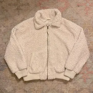 Universal Threads Cream Colored Sherpa Jacket thumbnail 1