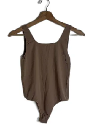Skims Soft Smoothing Seamless Thong Bodysuit Womens Small Brown Sienna Shapewear thumbnail 1