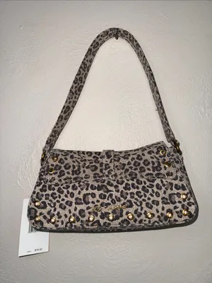 NWT Betsey Johnson XOISLA Leopard Grommet Shoulder Bag thumbnail 3