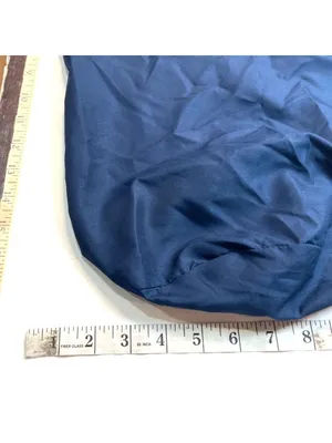 Navy Blue Drawstring Storage Bag 18"x14" Lightweight Polyester Multipurpose 91n thumbnail 2