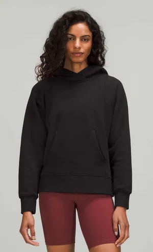 Lululemon Loungeful Hoodie Black Size 2 Pullover Hooded Relaxed thumbnail 1