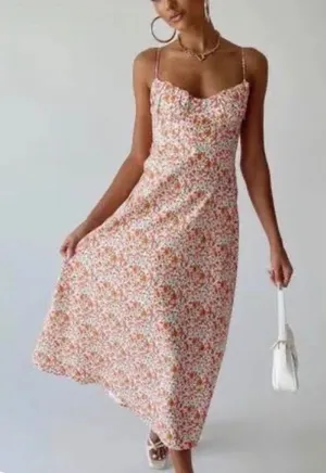 Princess Polly NWOT Amara Midi Dress Multi Ditsy Floral Sweetheart Bustier Sz 10 thumbnail 1