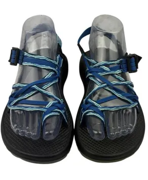 *Chaco Sandal Womens Size 8 Blue Strappy Outdoor Waterproof Hiking Camping Trail thumbnail 1