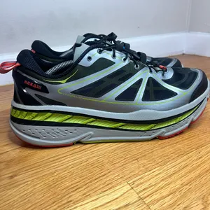 Hoka Stinson Lite Black Mesh Silver Size 12.5M NO BOX thumbnail 6