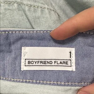 GAP 1969 Boyfriend Flare Low Rise Light Blue Denim Japanese Jeans sz Junior 1 thumbnail 10