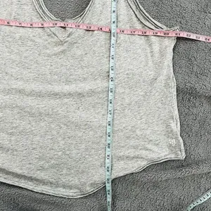 Free People Movement Henry Tank Top Light Grey Size M Lightweight Athleisure thumbnail 7