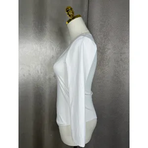 Intimately Free People White Square Neck Long Sleeve Bodysuit Small OB1015694 thumbnail 9