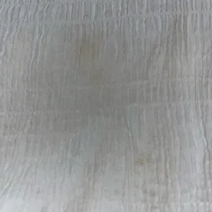 Vtg Y2K Angelique Sleeveless Seersucker Top Button Detail Textured White M FLAWS thumbnail 7