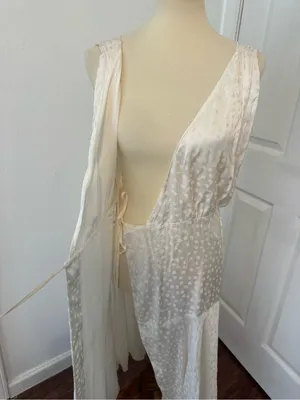 THE KOOPLES Jacquard Polka Dot Wrap Midi Cockatail Dress Size 1 US Small *Read* thumbnail 8
