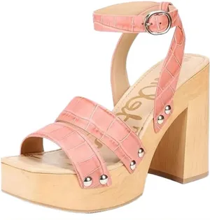 Sam Edelman Rosalind Platform Block Heel Sandal Terracotta Rose Sz 7 NEW IN BOX thumbnail 1