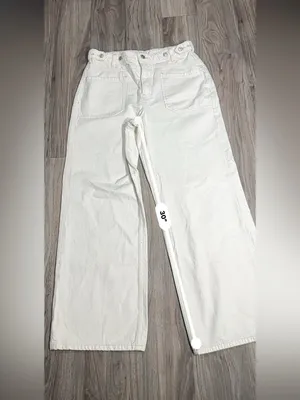 Free People We The Free Palmer Jeans Eggshell – Size 30. thumbnail 8
