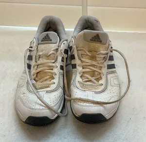 Adidas White and Black Athletic Shoes thumbnail 1