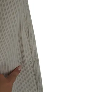 Zara Corduroy Pants Women Size 29 Tan Striped Pleated High Rise Tapered Casual thumbnail 5